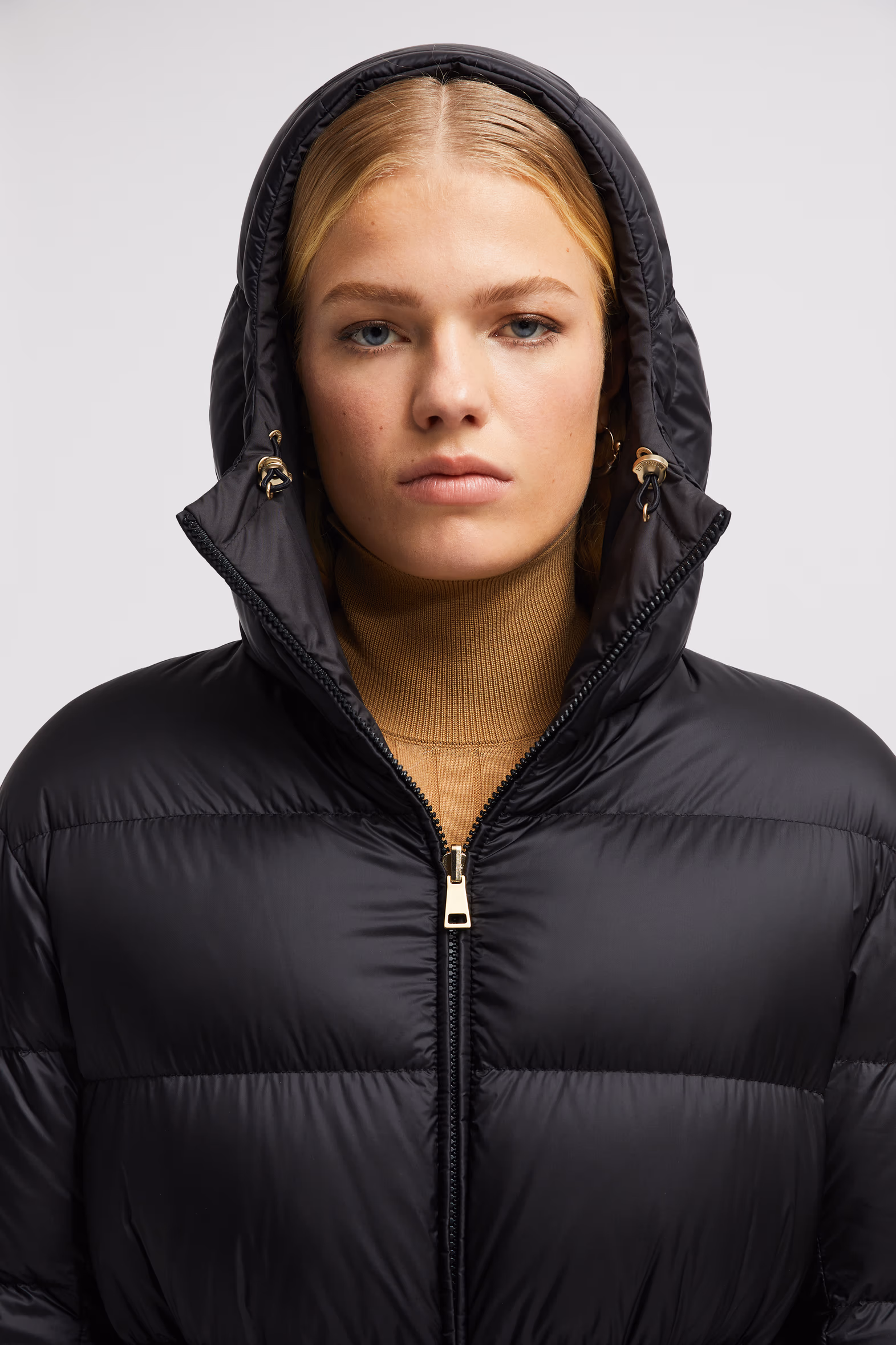 Plumífero largo con capucha reversible Boulogne Mujer Negro Moncler 7